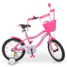Велосипед дитячий PROF1 Y18241-1 18 дюймів, рожевий