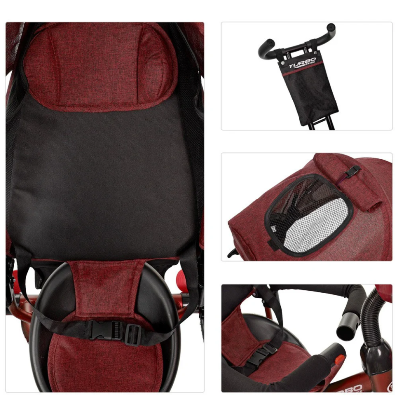 Велосипед трехколесный TURBOTRIKE M 3115HA-3L наклон спинки, музыка/свет/USB/BT/пульт Велосипед трехколесный TURBOTRIKE M 3115HA-3L наклон спинки, музыка/свет/USB/BT/пульт