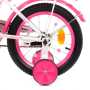 Велосипед дитячий PROF1 Y1414-1 14 дюймів, малиновий