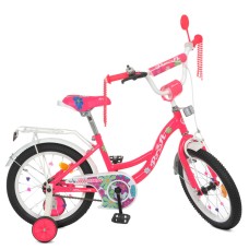 Велосипед детский PROF1 Y18302N 18 дюймов, малиновый