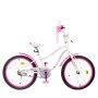 Велосипед дитячий PROF1 Y20244 20 дюймів, біло-малиновий