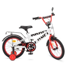 Велосипед детский двухколесный PROF1 T18172 с приставными колесами
