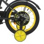 Велосипед дитячий PROF1 Y1443-1 14 дюймів, жовтий