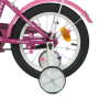 Велосипед дитячий PROF1 Y1416 14 дюймів, фуксія