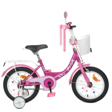 Велосипед детский PROF1 Y1216-1 12 дюймов, фуксия