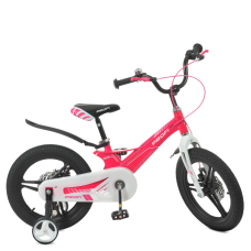 Велосипед детский PROF1 LMG16232 16 дюймов, розовый