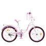 Велосипед дитячий PROF1 Y2025 20 дюймів, біло-малиновий