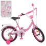 Велосипед дитячий PROF1 Y1611 16 дюймів, рожевий