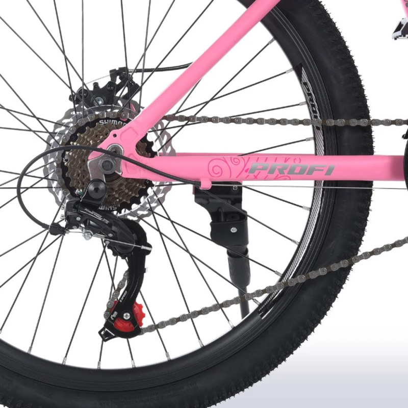 Велосипед "AIRY" PROF1 G24AIRY A24.3 24 д. Алюм.рама 15", SHIMANO 21SP, алюм.DB, CS TZ500, розовый