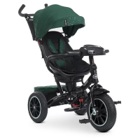 Велосипед трехколесный TURBOTRIKE М 5448HANS-4ST коляс, сид.360, муз.,свет., св.ход кол., торм., зеленый Велосипед трехколесный TURBOTRIKE М 5448HANS-4ST коляс, сид.360, муз.,свет., св.ход кол., торм., зеленый