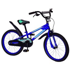 Велосипед дитячий 2-х колісний 20" 212008 (RL7T) Like2bike Rider, синій, рама сталь, з дзвінком
