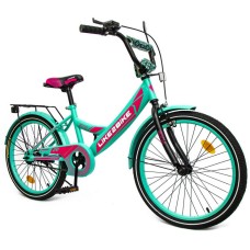 Велосипед дитячий 2-х колісний 20" 212003 (RL7T) Like2bike Sky, бірюзовий, рама сталь, зі дзвінком