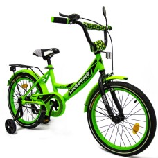 Велосипед дитячий 2-х колісний 18" 211805 (RL7T) Like2bike Sky, салатовий, рама сталь, з дзвінком