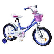 Велосипед дитячий 2-х колісний 16" 211612 (RL7T) Like2bike Jolly, бузковий, рама сталь, з дзвінком