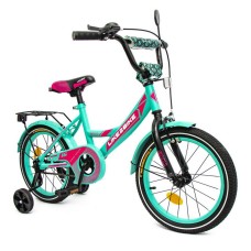 Велосипед дитячий 2-х колісний 16" 211601 (RL7T) Like2bike Sky, бірюзовий, рама сталь, з дзвінком