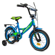 Велосипед дитячий 2-х колісний 14" 211401Like2bike Sky, блакитний, рама сталь, з дзвінком