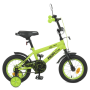 Велосипед дитячий PROF1 Y1271-1 12 дюймів, салатовий
