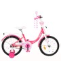 Велосипед детский PROF1 Y1613 16 дюймов, розовый