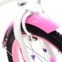 Велосипед дитячий PROF1 Y1825-1 18 дюймів, біло-рожевий