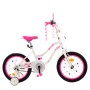 Велосипед детский PROF1 Y1894 18 дюймов, бело-малиновый