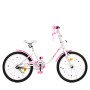 Велосипед дитячий PROF1 Y2085 20 дюймів, біло-рожевий