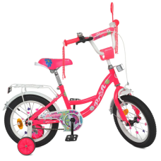Велосипед детский PROF1 Y12302N 12 дюймов, розовый