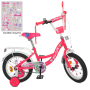 Велосипед дитячий PROF1 Y12302N 12 дюймів, рожевий