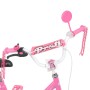 Велосипед детский PROF1 Y1481 14 дюймов, розовый