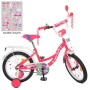 Велосипед детский PROF1 Y16302N 16 дюймов, малиновый