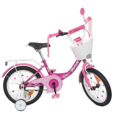 Велосипед детский PROF1 Y1816-1 18 дюймов, фуксия
