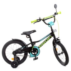 Велосипед детский PROF1 Y18224 18 дюймов, черный