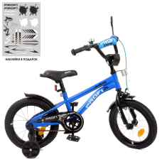 Велосипед детский PROF1 Y14212-1 14 дюймов, синий