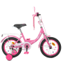 Велосипед детский PROF1 Y1211 12 дюймов, розовый