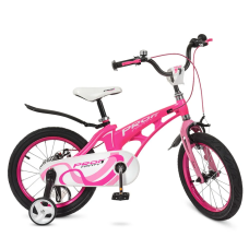Велосипед детский PROF1 LMG18203 18 дюймов, розовый