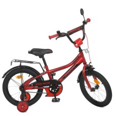 Велосипед дитячий PROF1 Y16311 16 дюймів, червоний