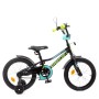 Велосипед дитячий PROF1 Y18224-1 18 дюймів, чорний