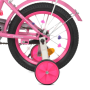 Велосипед дитячий PROF1 Y1211-1 12 дюймів, рожевий