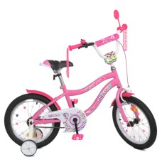 Велосипед детский PROF1 Y18241 18 дюймов, розовый