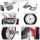 Дитячий триколісний велосипед TURBOTRIKE M 4058-19 з батьківською ручкою