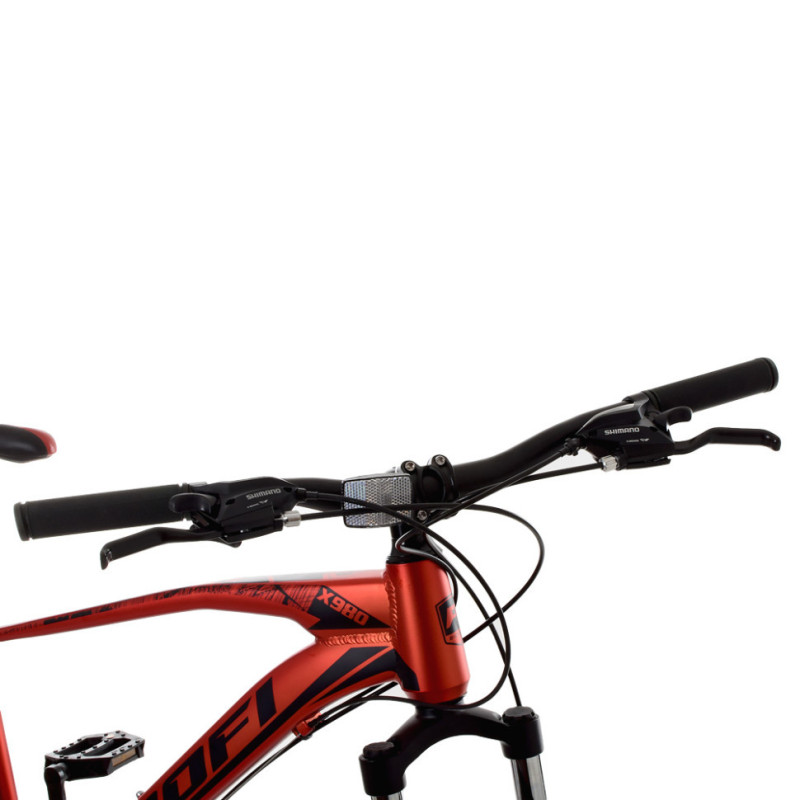 Велосипед підлітковий PROFI G24VELOCITY A24.2 червоно-чорний
