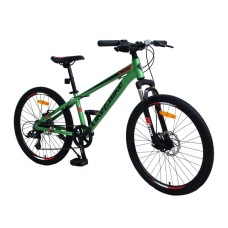 Велосипед подростковый 2-х колёсный 24" A212408 (RL7T) LIKE2BIKE Nitro, зелёный матовый