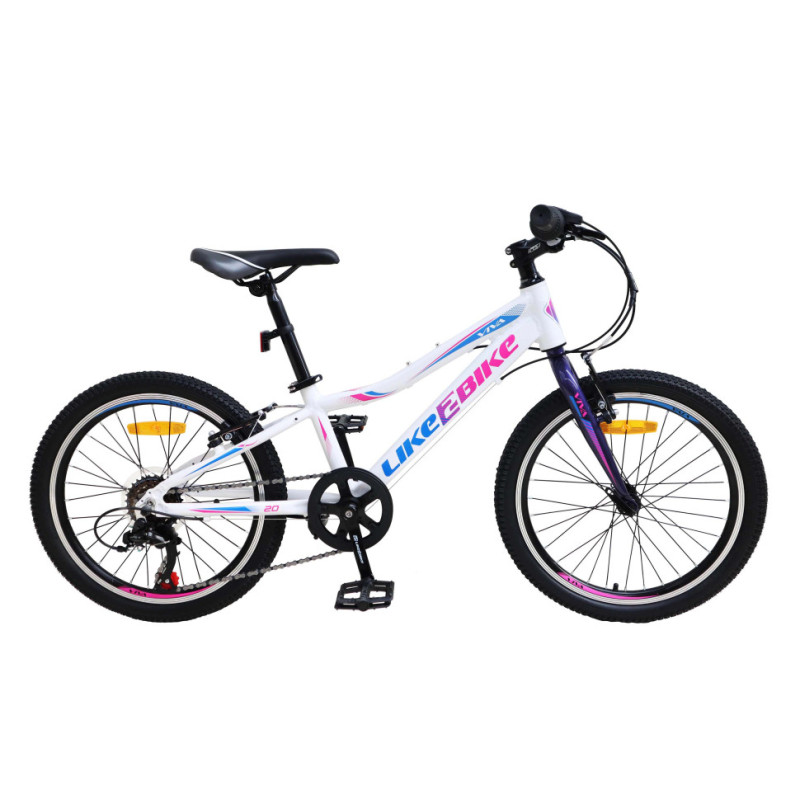 Велосипед підлітковий 2-х колісний 20" A212006 (RL7T) LIKE2BIKE Viva, колір білий