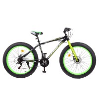 Велосипед подростковый PROFI EB26POWER 1.0 S26.2 черно-зеленый