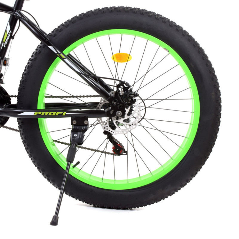 Велосипед підлітковий PROFI EB26POWER 1.0 S26.2 чорно-зелений