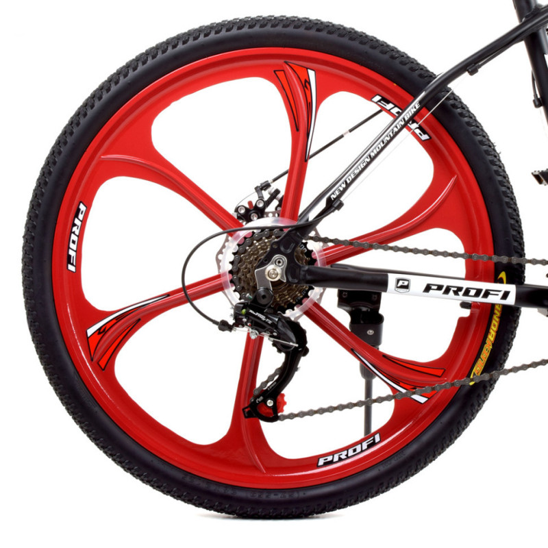 Велосипед підлітковий PROFI T26BLADE 26.1B Чорно-Червоний