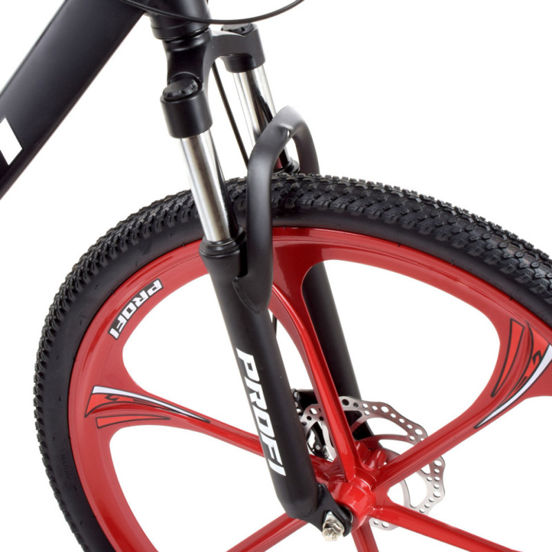 Велосипед підлітковий PROFI T26BLADE 26.1B Чорно-Червоний