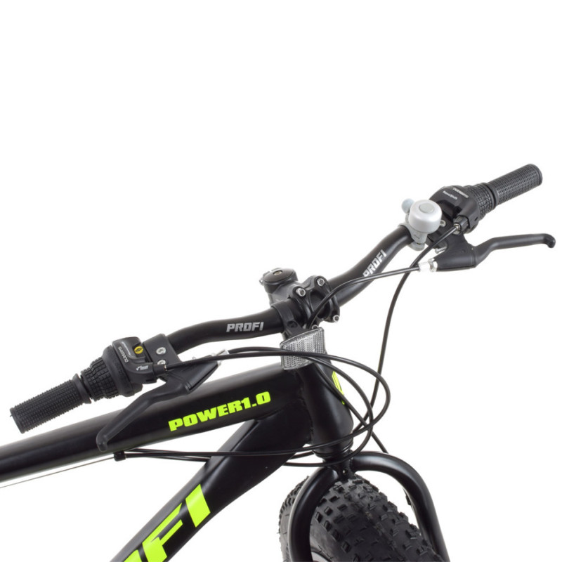 Велосипед підлітковий PROFI EB26POWER 1.0 S26.6 чорно-салатовий