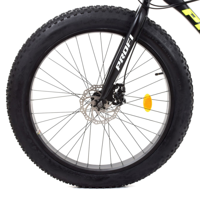 Велосипед підлітковий PROFI EB26POWER 1.0 S26.6 чорно-салатовий