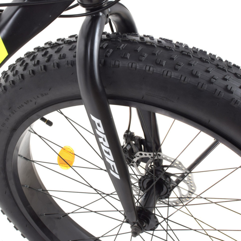Велосипед підлітковий PROFI EB26POWER 1.0 S26.6 чорно-салатовий
