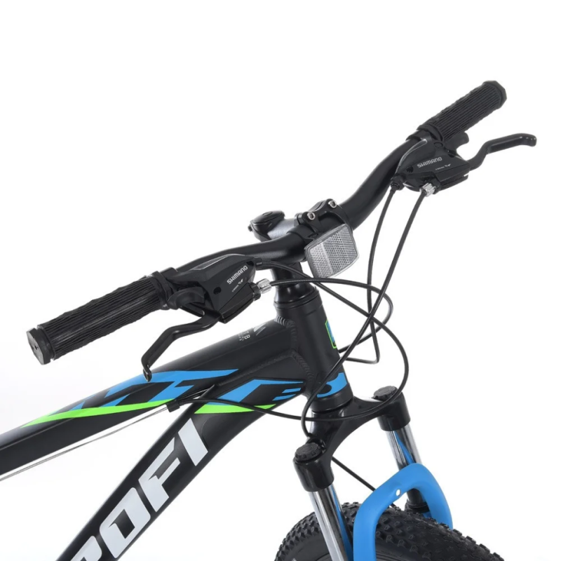 Велосипед "OPTIMAL" PROF1 G24OPTIMAL A24.4 24 д. Алюм.рама 13", SHIMANO 21SP, DB, FW TZ500, чорн-голуб